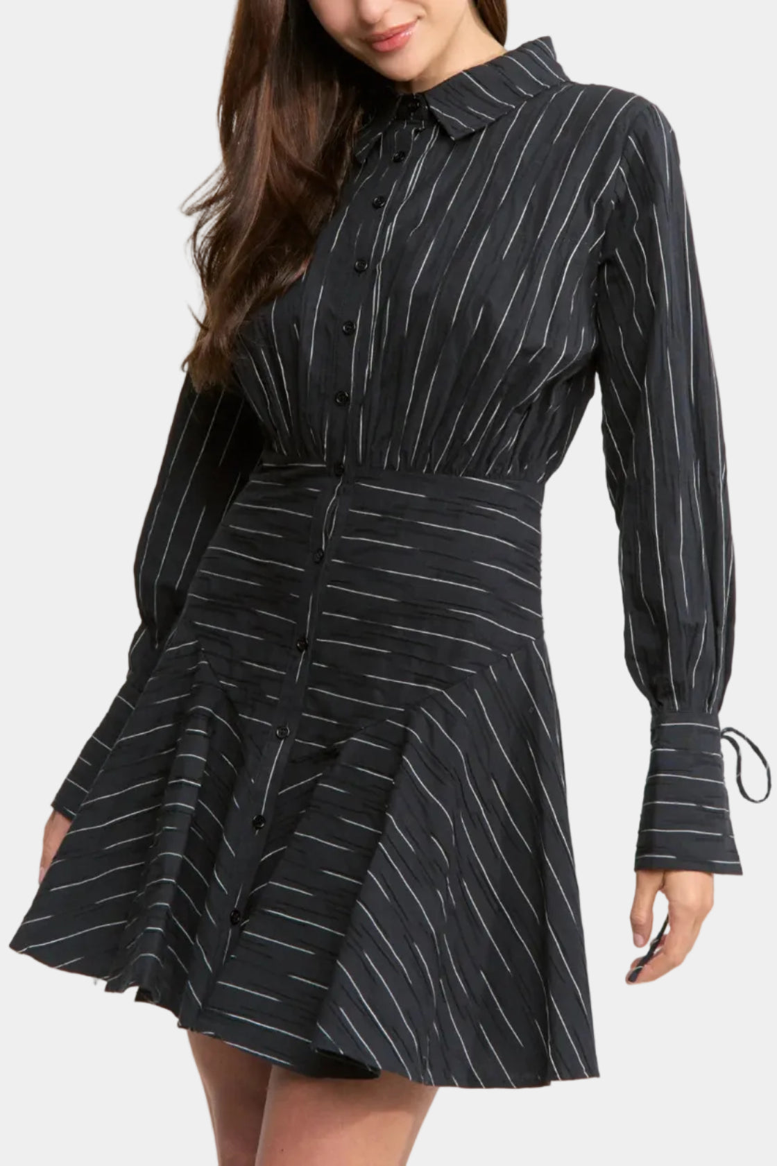 En Saison Tricia Mini Shirt Dress