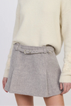 En Saison Carrington Belted Mini Skirt