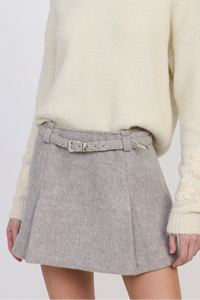 En Saison Carrington Belted Mini Skirt