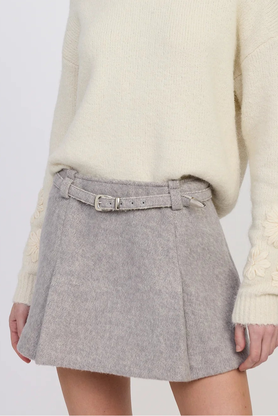 En Saison Carrington Belted Mini Skirt
