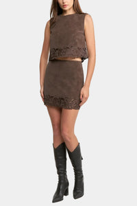 En Saison Pauline Crop Top & Mini Skirt Set