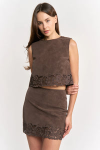En Saison Pauline Crop Top & Mini Skirt Set