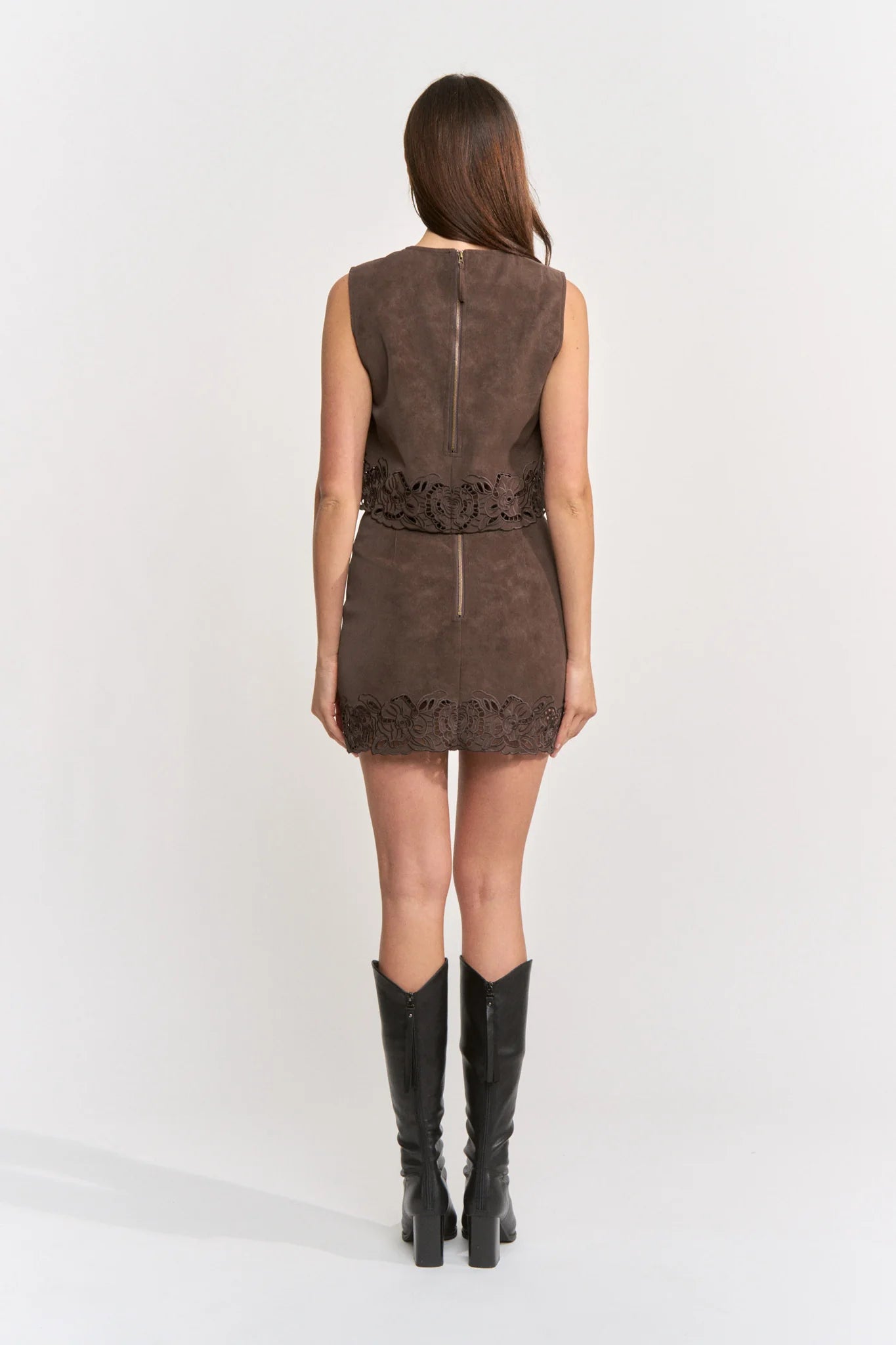 En Saison Pauline Crop Top & Mini Skirt Set