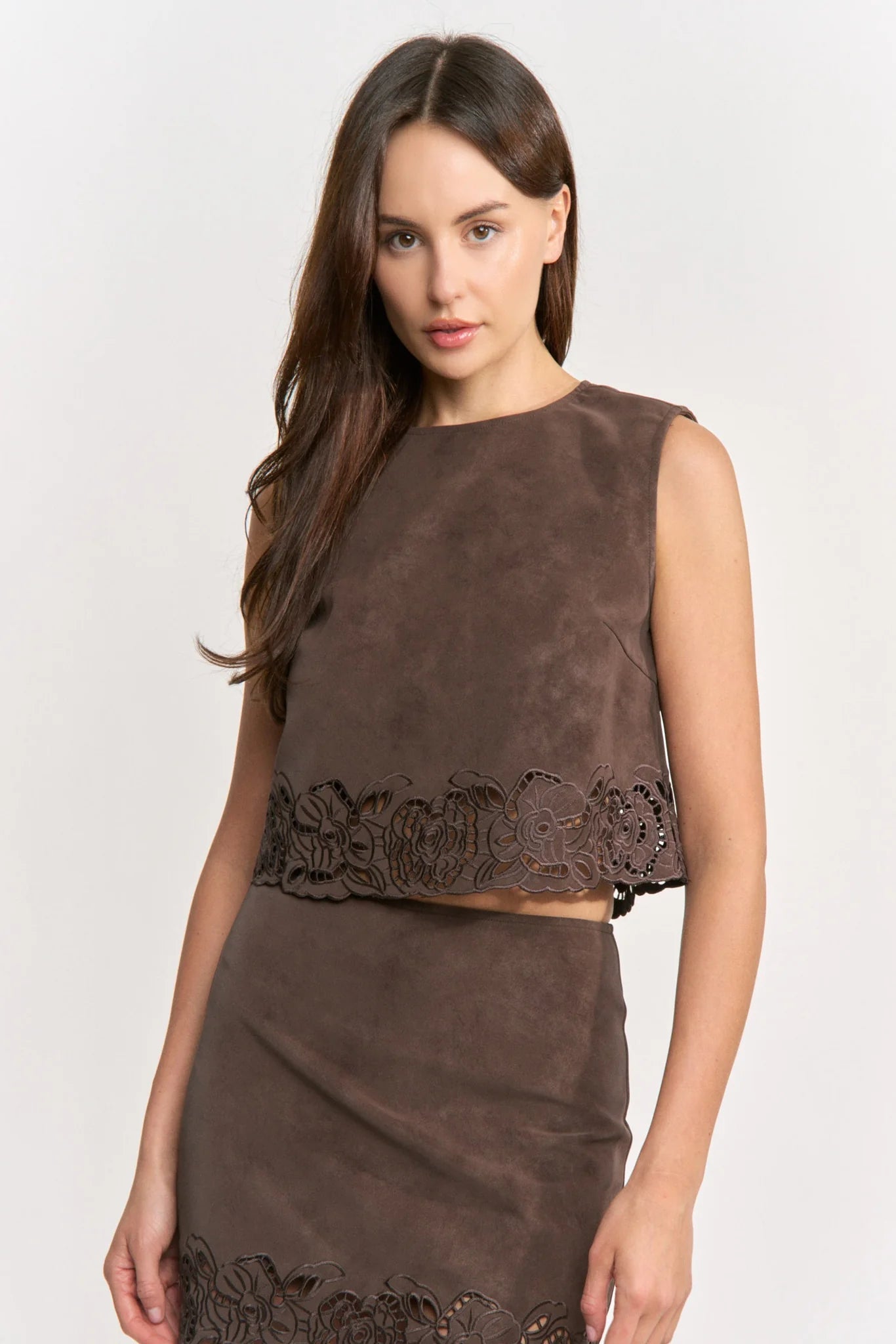 En Saison Pauline Crop Top & Mini Skirt Set