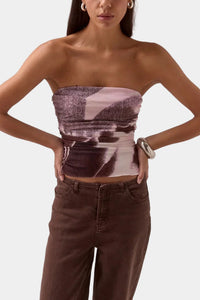 Sovere Afterlight Mesh Bodice Top