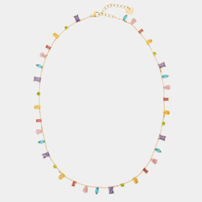 BRACHA Hudson Multi Shape Tennis Necklace in Multi