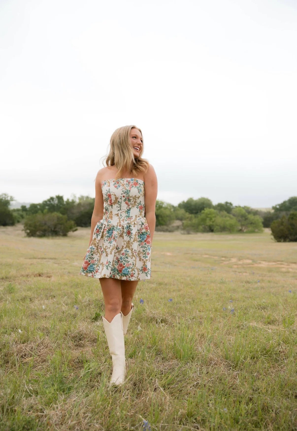 MARFA Boots The Trisha Boot in Cream