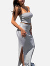 Z Supply Caffari Stripe Tube Top & Ainslie Midi Skirt Set