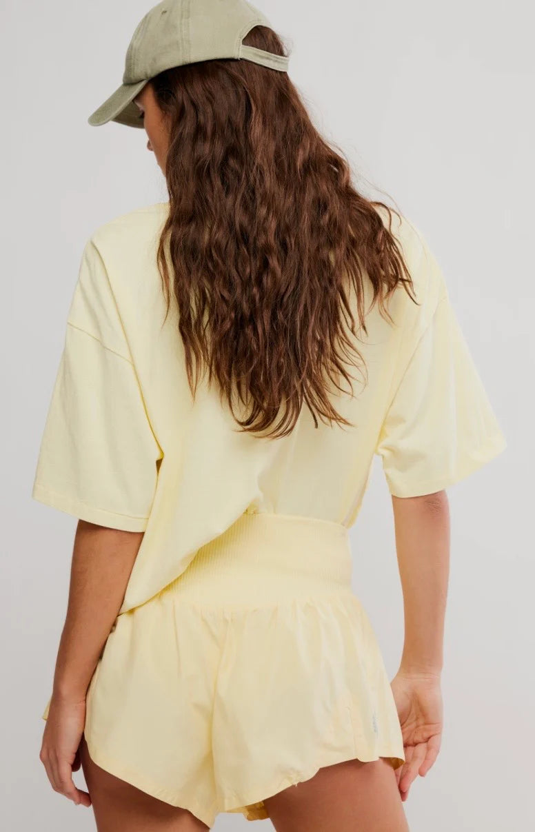 FP Movement Carpe Diem Shorts in Sunlit Yellow