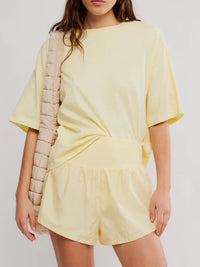 FP Movement Carpe Diem Shorts in Sunlit Yellow