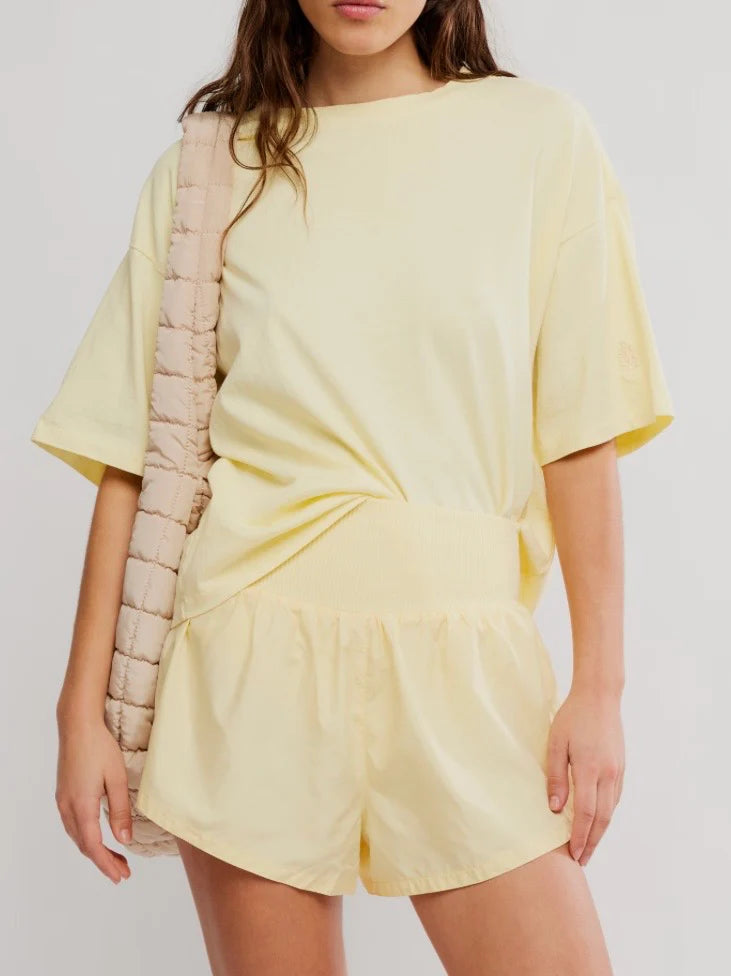 FP Movement Carpe Diem Shorts in Sunlit Yellow