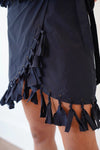 SHUG Alexia Wrap Detailed Mini Skirt