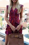 SHUG Kay Kay Ruffle Mini Dress