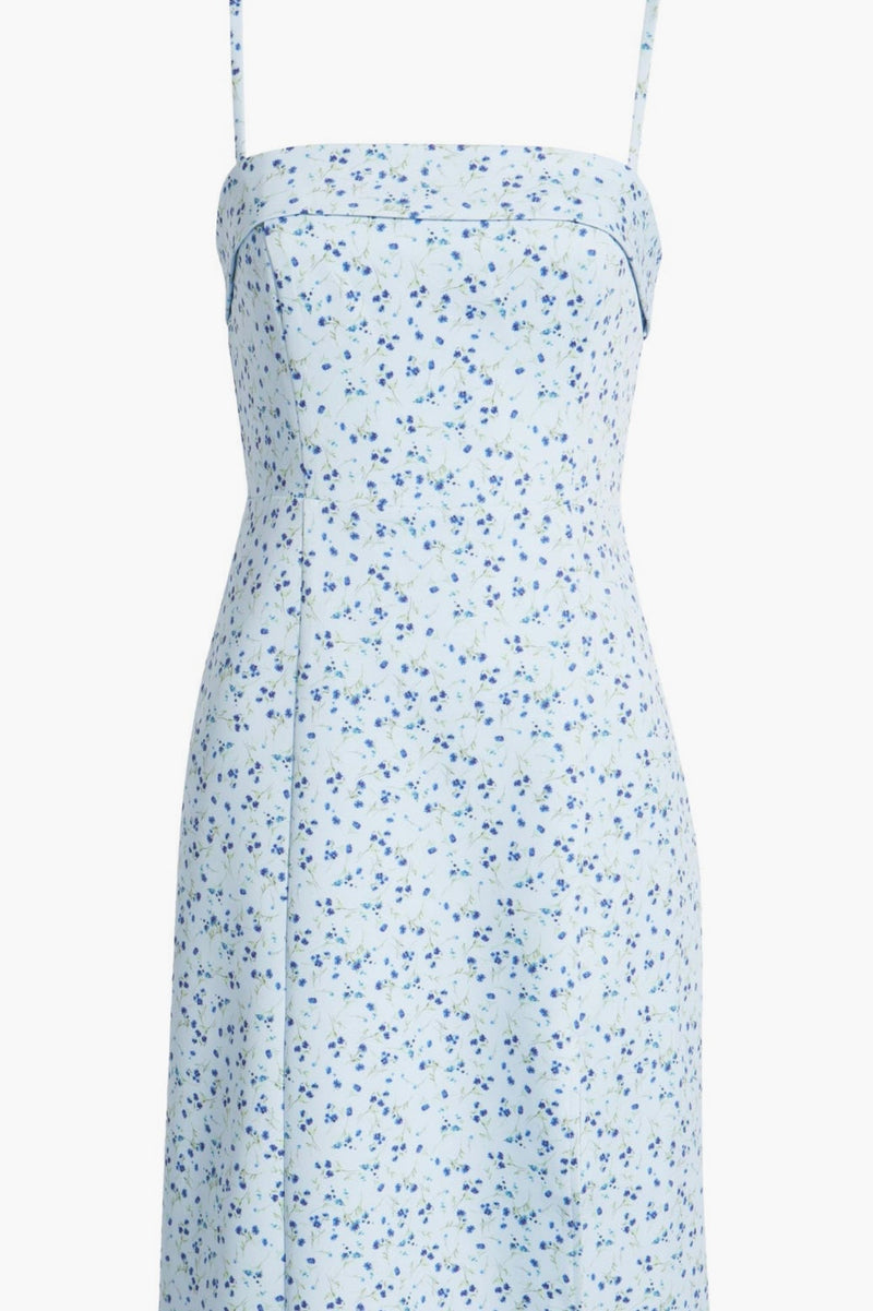 French Connection Echo Crepe Strappy Midi Dress