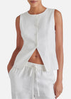 Steve Madden Wesley Linen Vest Top
