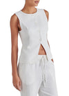 Steve Madden Wesley Linen Vest Top