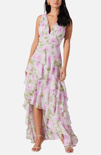 ASTR the Label Cytherea Asymmetrical Midi Dress