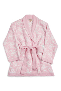 Love Shack Fancy Indie Teddy Bow Print Bath Robe