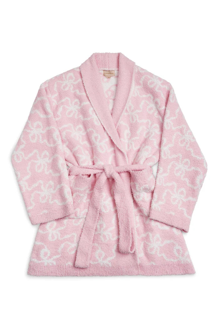 Love Shack Fancy Indie Teddy Bow Print Bath Robe