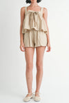 Jacquie The Label Camilla Top & Shorts Set