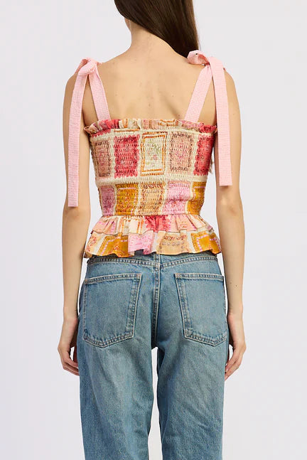 Jacquie The Label Esmeralda Peplum Top