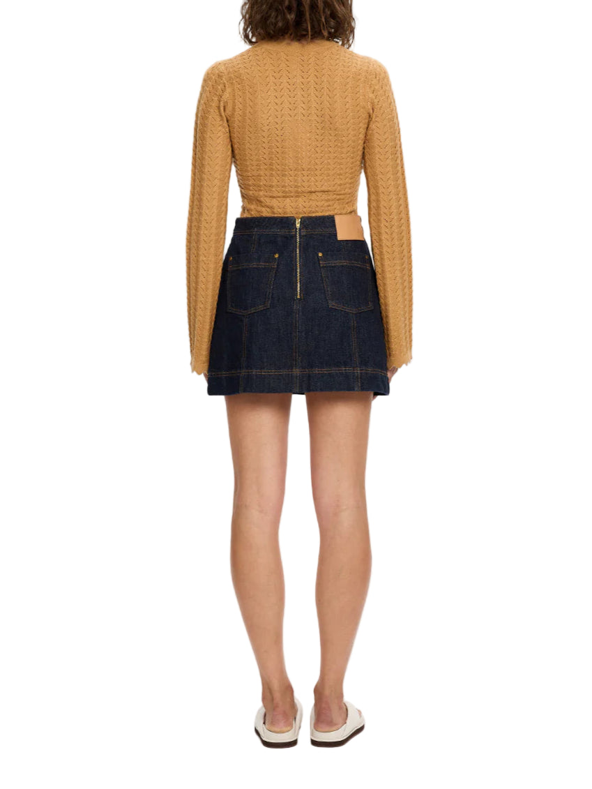 Kivari Immy Denim Mini Skirt