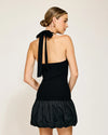 Line & Dot Ramona Mix-Media Balloon Mini Dress