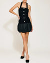 Line & Dot Ramona Mix-Media Balloon Mini Dress