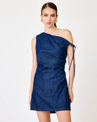 Line & Dot Abo Mini Dress