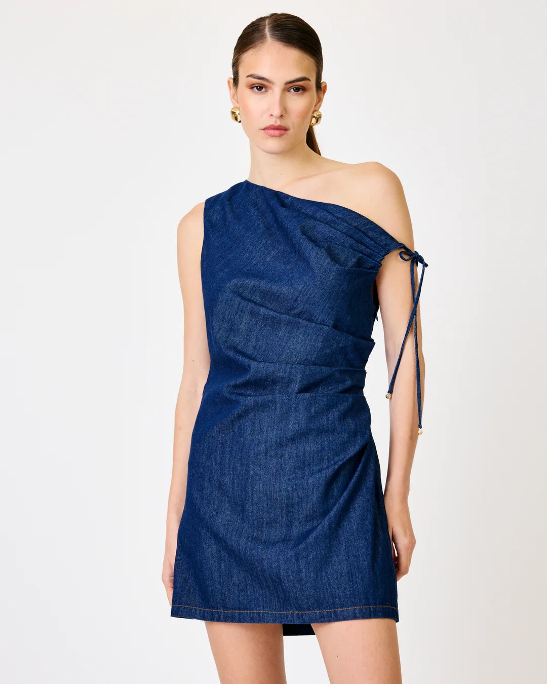 Line & Dot Abo Mini Dress