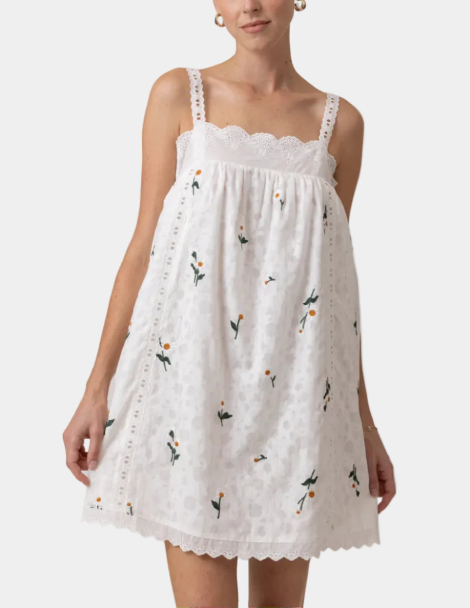 Line & Dot Marguerite Mini Dress
