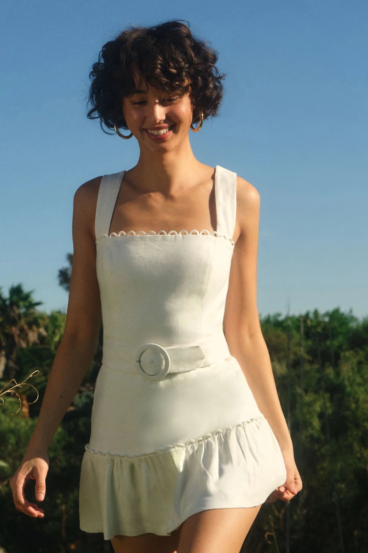 Amanda Uprichard Lena Romper Dress