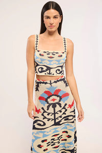 MISA Cora Top & Ocean Midi Skirt Set