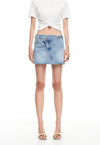 LIONESS Moss Mini Denim Skirt