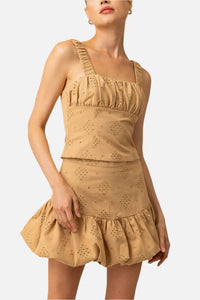 Line & Dot Brin Skirt Set