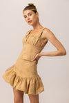 Line & Dot Brin Skirt Set