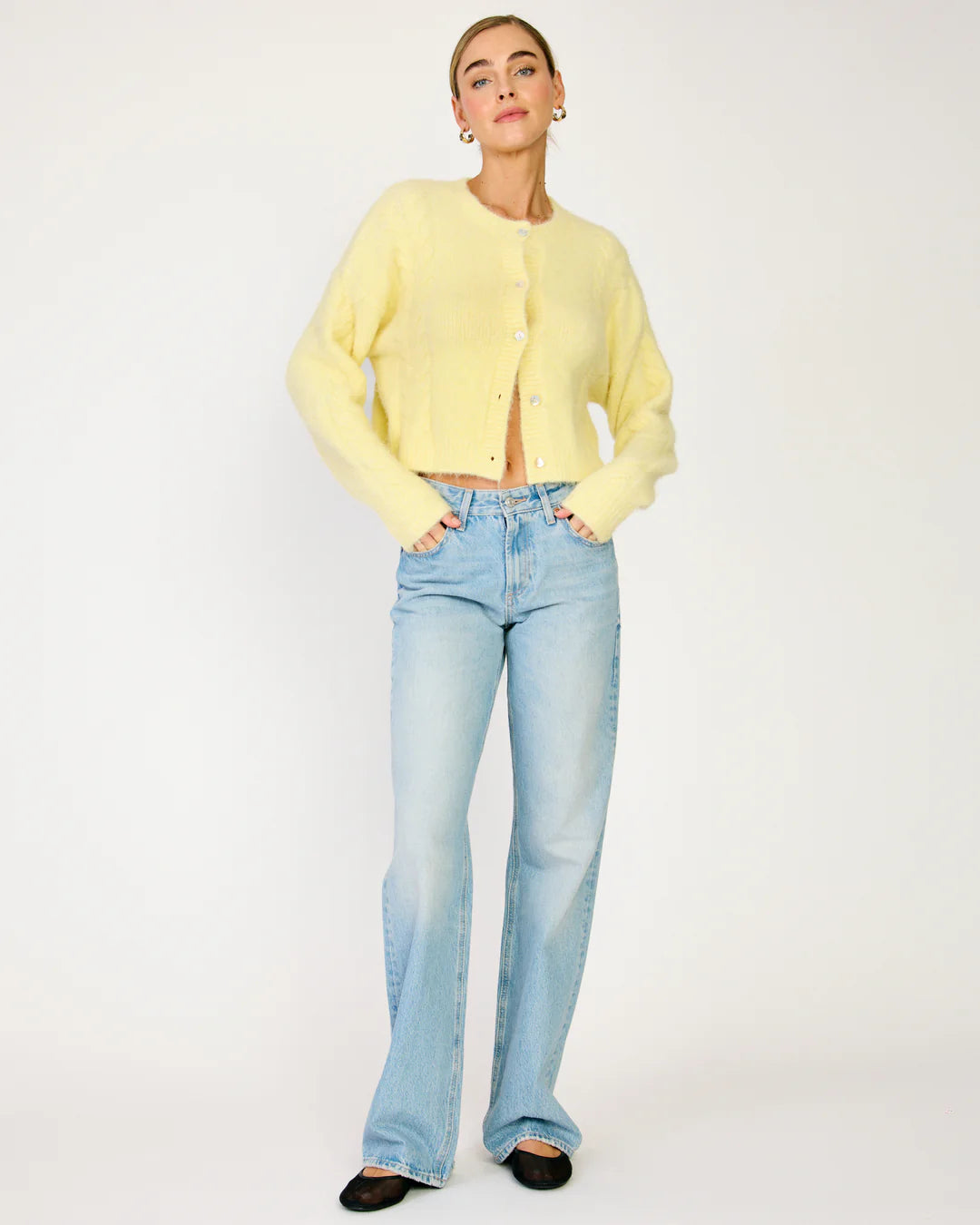 Line & Dot Buttercup Cardigan