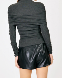 Line & Dot Noir Micro Shorts