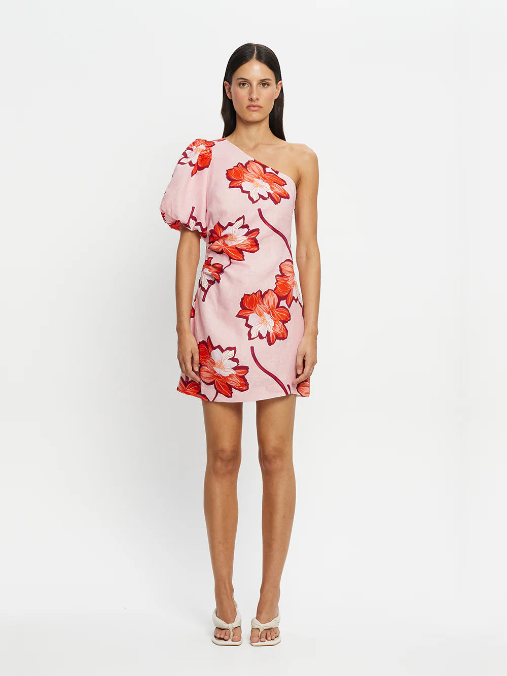 KIVARI Lani One Shoulder Mini Dress