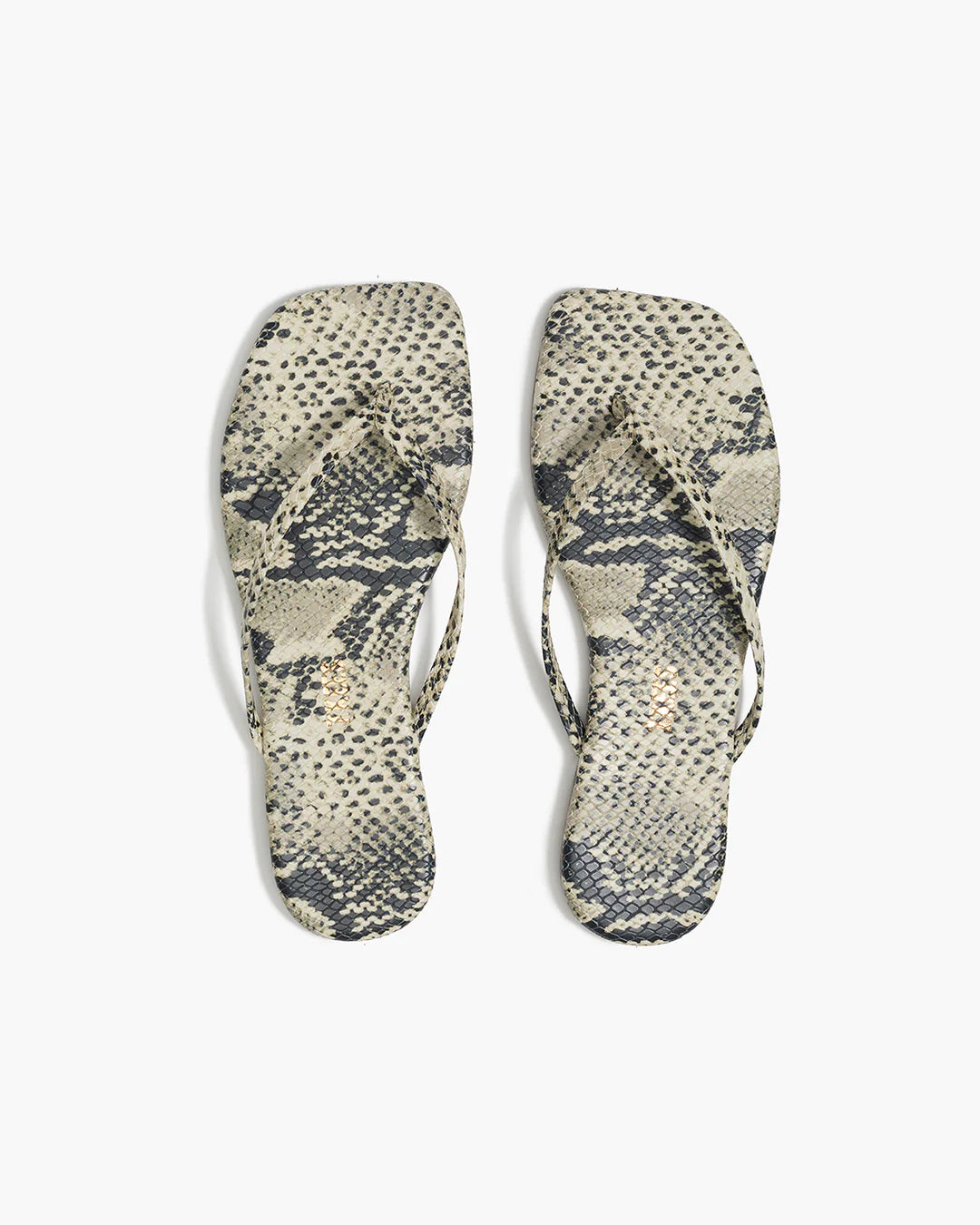 TKEES Square Toe Exotics Sandal