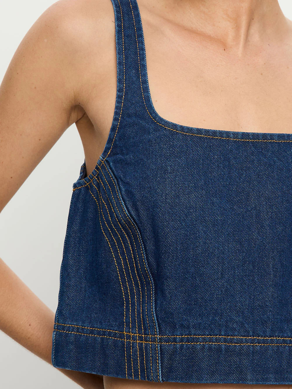 KIVARI Carla Denim Top