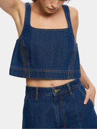 KIVARI Carla Denim Top