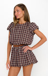 Show Me Your Mumu Highland Crop Top & Bubble Skort Set