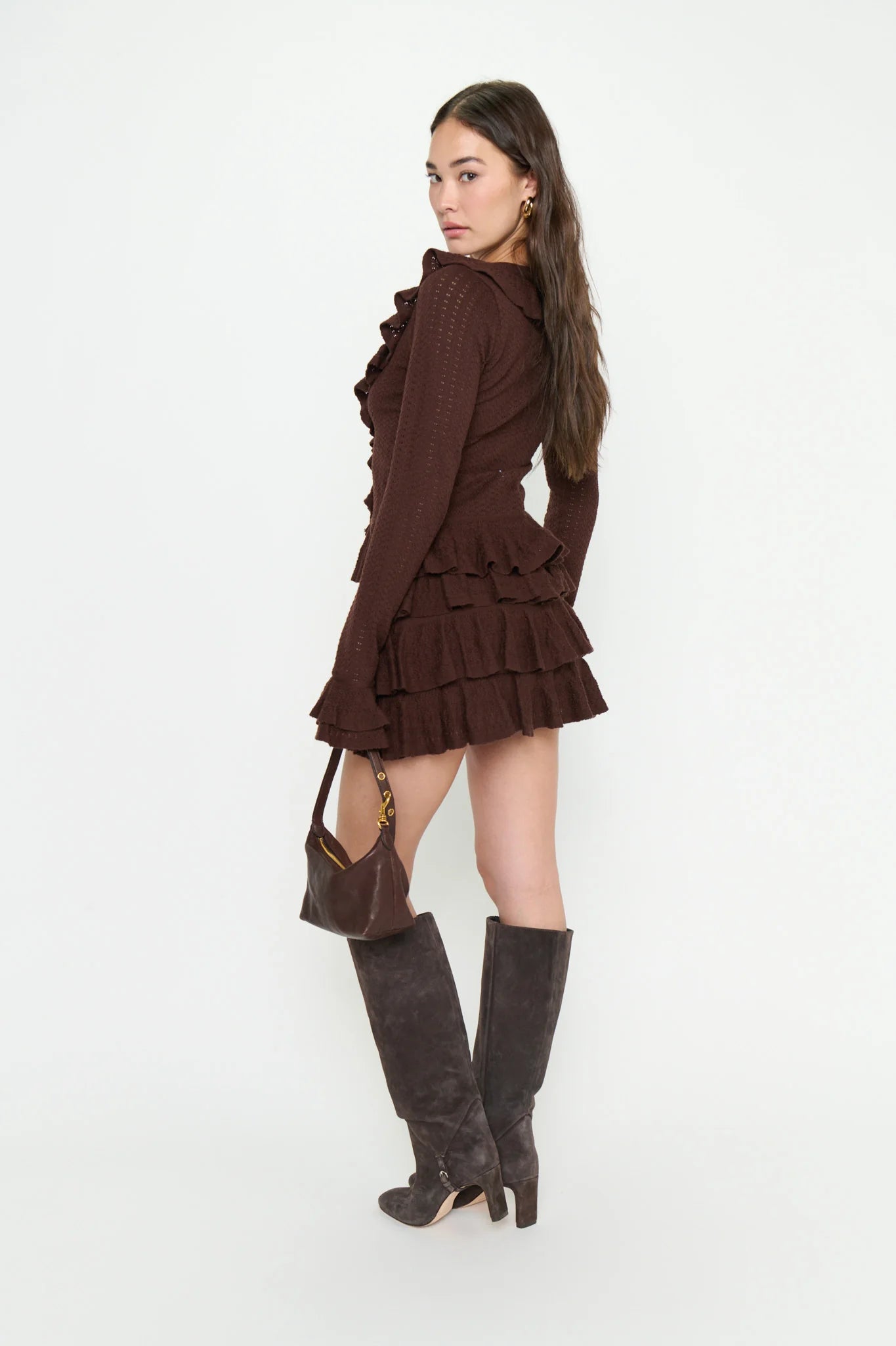 Show Me Your Mumu Marley Pointelle Knit Top & Skirt Set