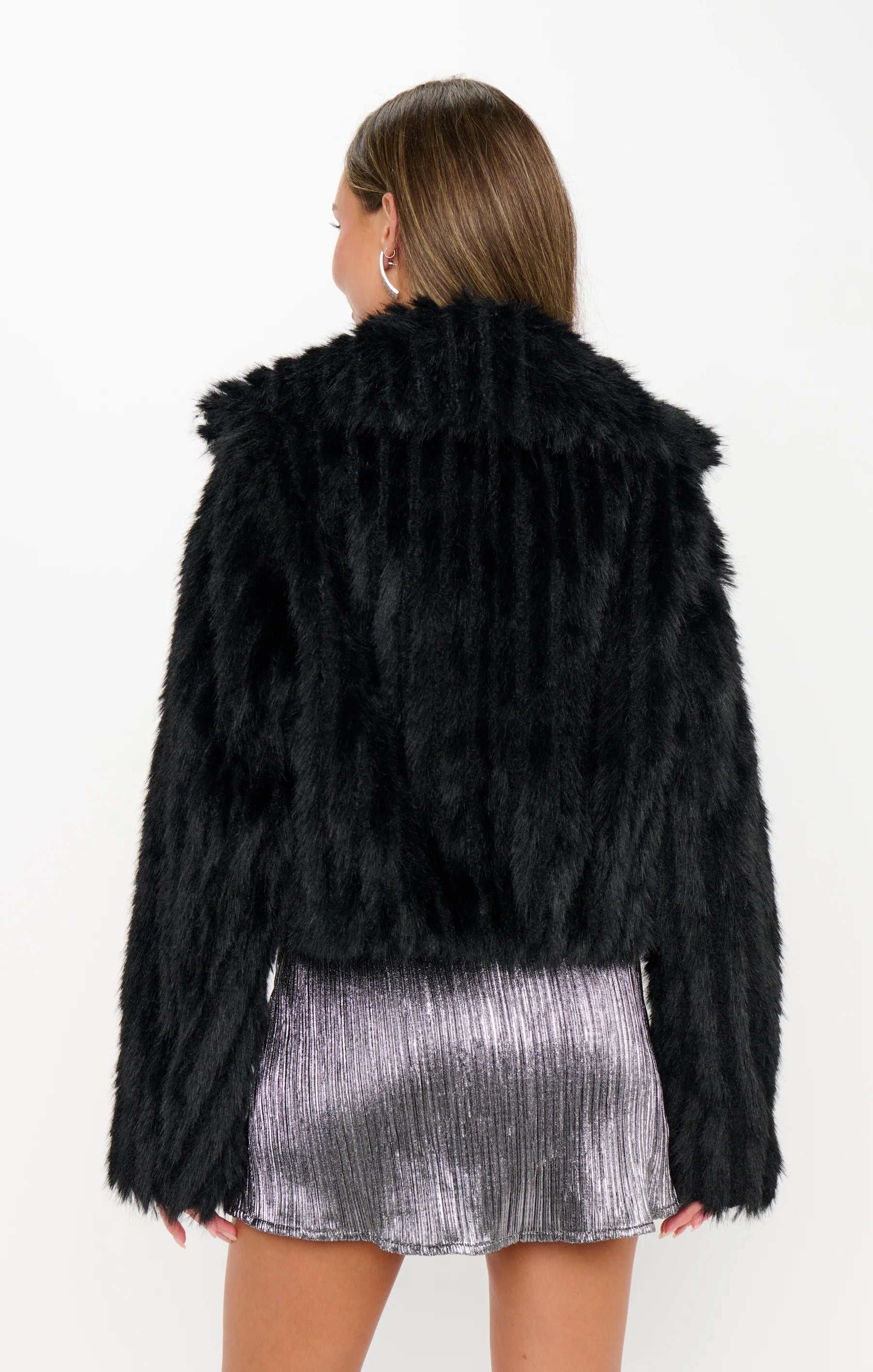 Show Me Your Mumu Salt Lake City Cropped Fur Jacket