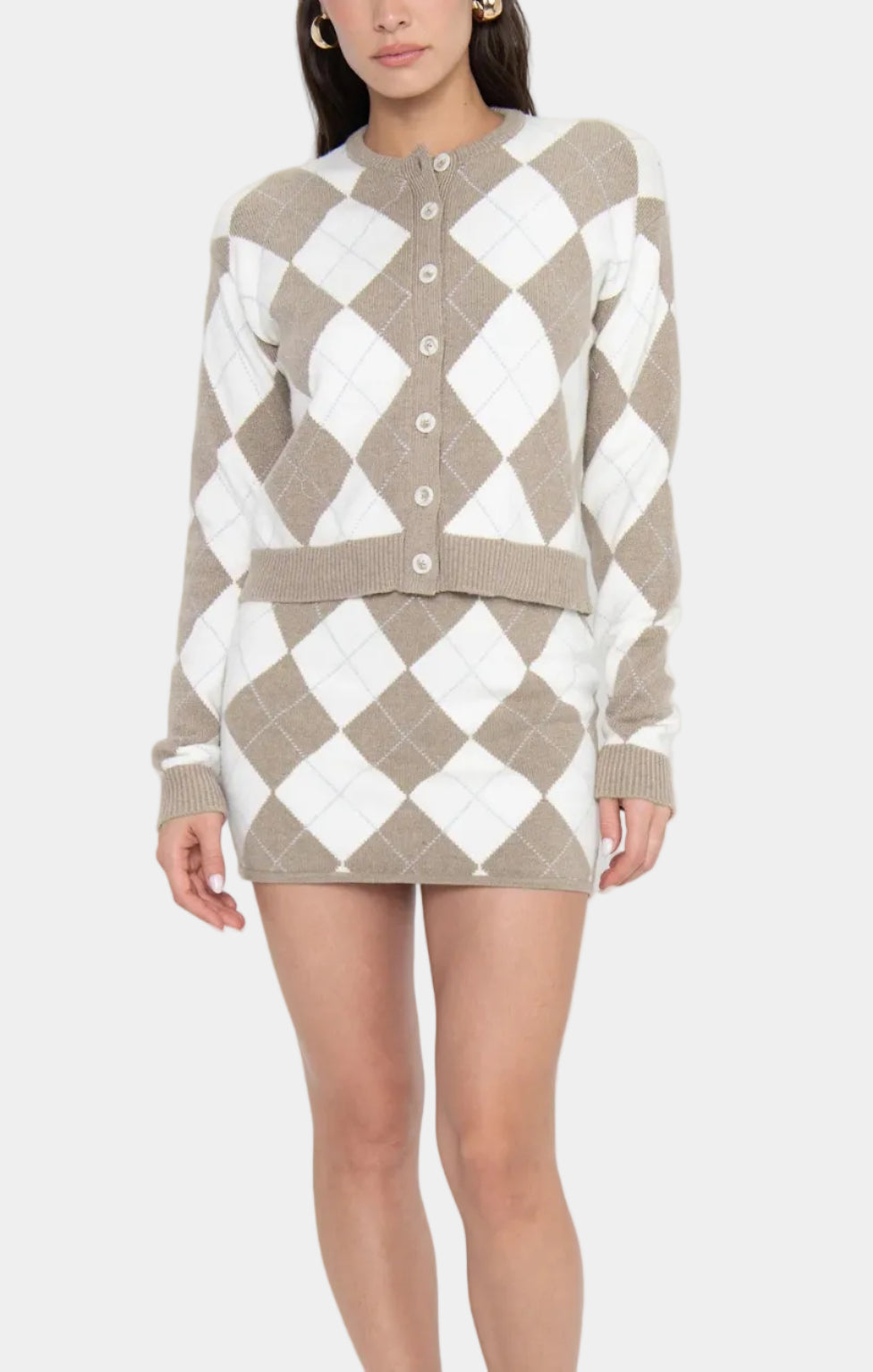 Show Me Your Mumu Throw On Cardigan & Cher Mini Skort Set