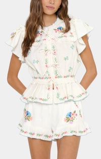 Show Me Your Mumu Romey Top & Cannes Shorts Set