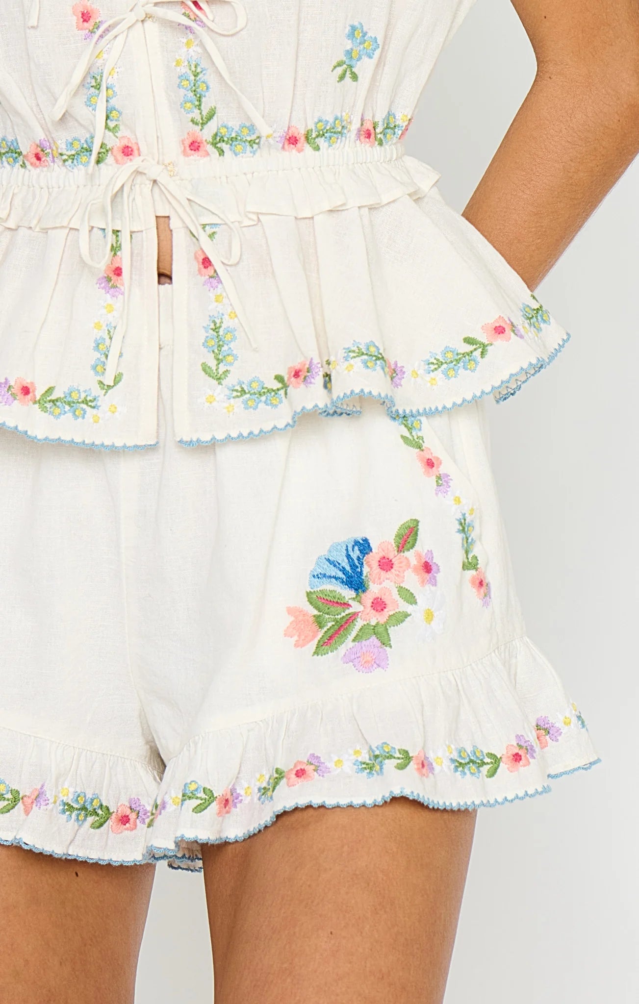 Show Me Your Mumu Romey Top & Cannes Shorts Set