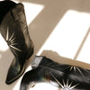Stivali NY Moonrise Western Cowboy Boots in Black