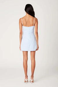 NIA Serrano Mini Dress in Chambray